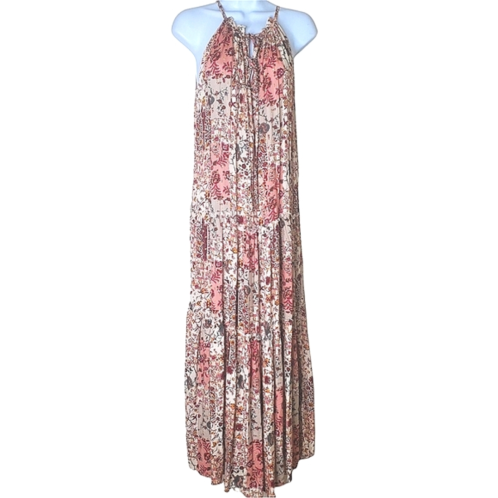 Anthropologie DREW Naomi Dress in Natural Morocco Size Small NWT